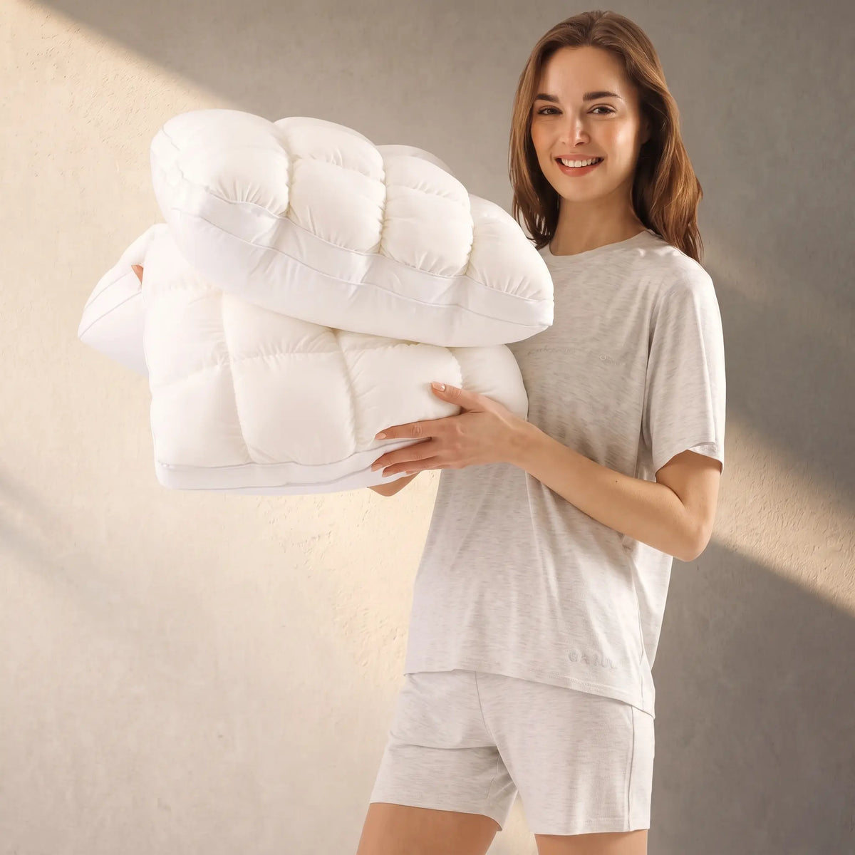 Cool-Touch Synthetic Fiber Pillow
