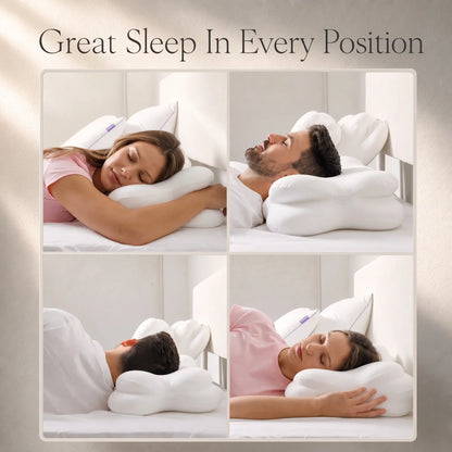 Cloud-Shaped Memory Foam Pillow