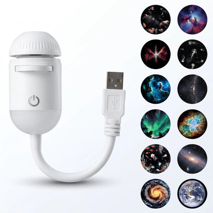 Starry Night Galaxy Projector Lamp
