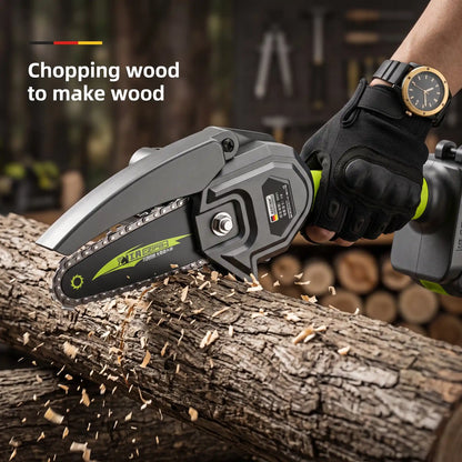 4-Inch Mini Electric Chain Saw