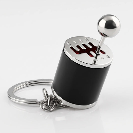 Metal 6-Speed Gearshift Keychain