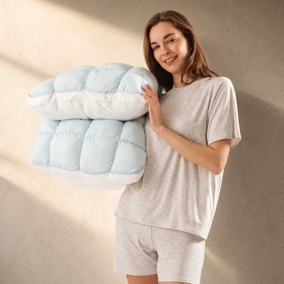 Cool-Touch Synthetic Fiber Pillow