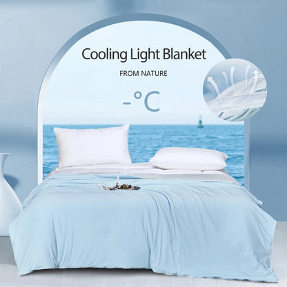 Cool-Feel Machine-Washable Summer Quilt