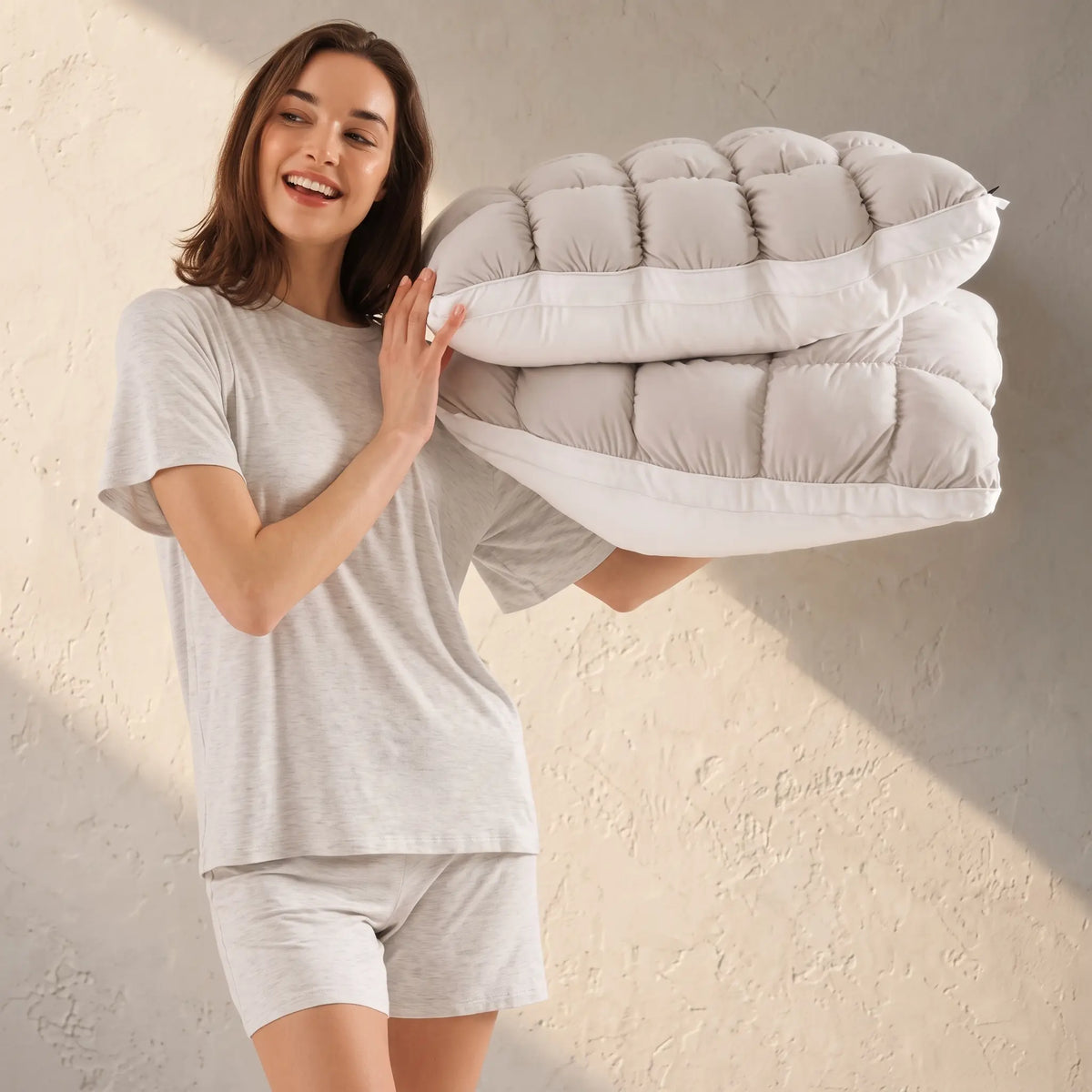 Cool-Touch Synthetic Fiber Pillow