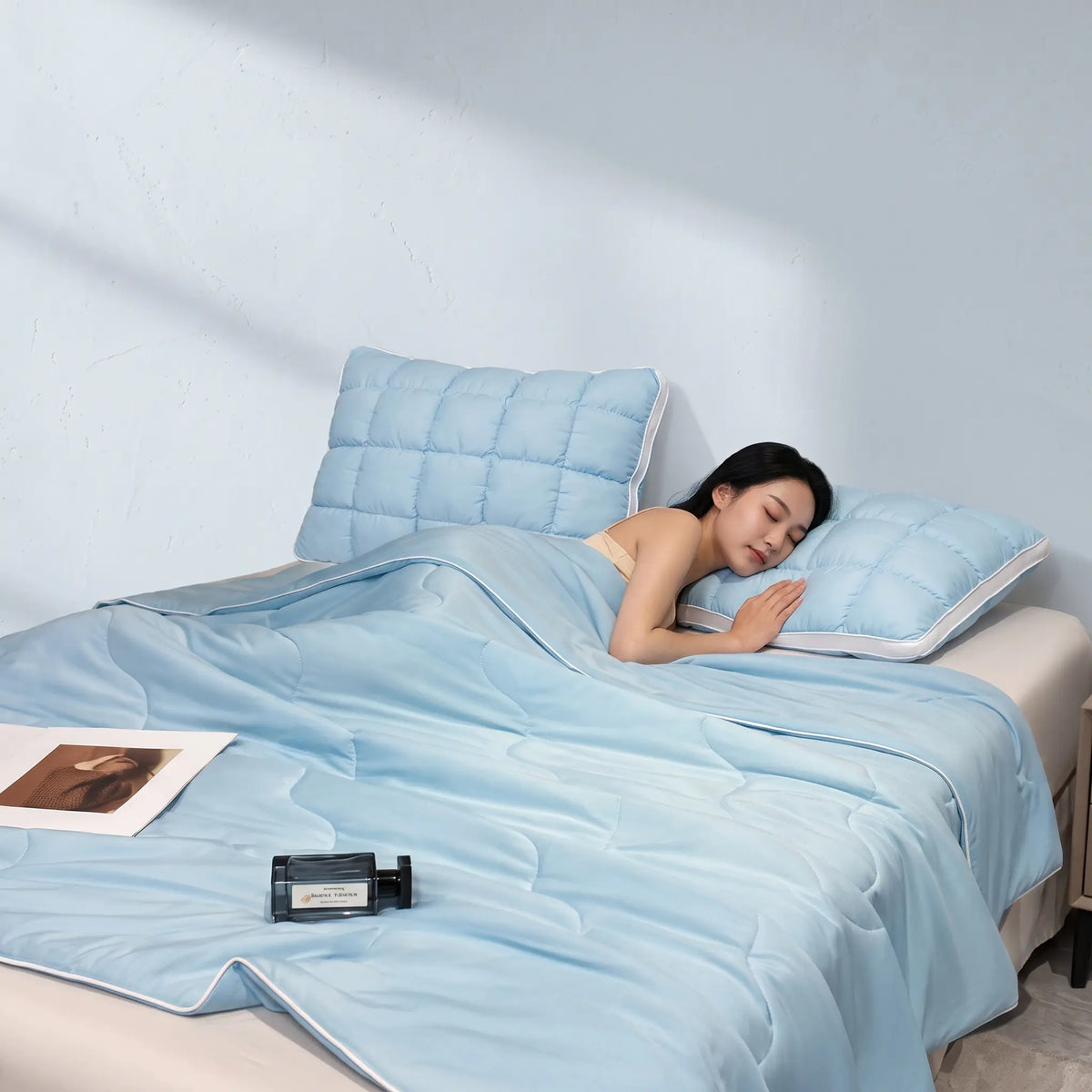 Cool-Feel Machine-Washable Summer Quilt
