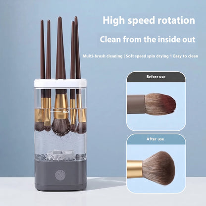 Automatic Makeup Brush Cleaner