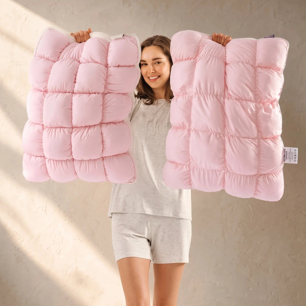 Cool-Touch Synthetic Fiber Pillow
