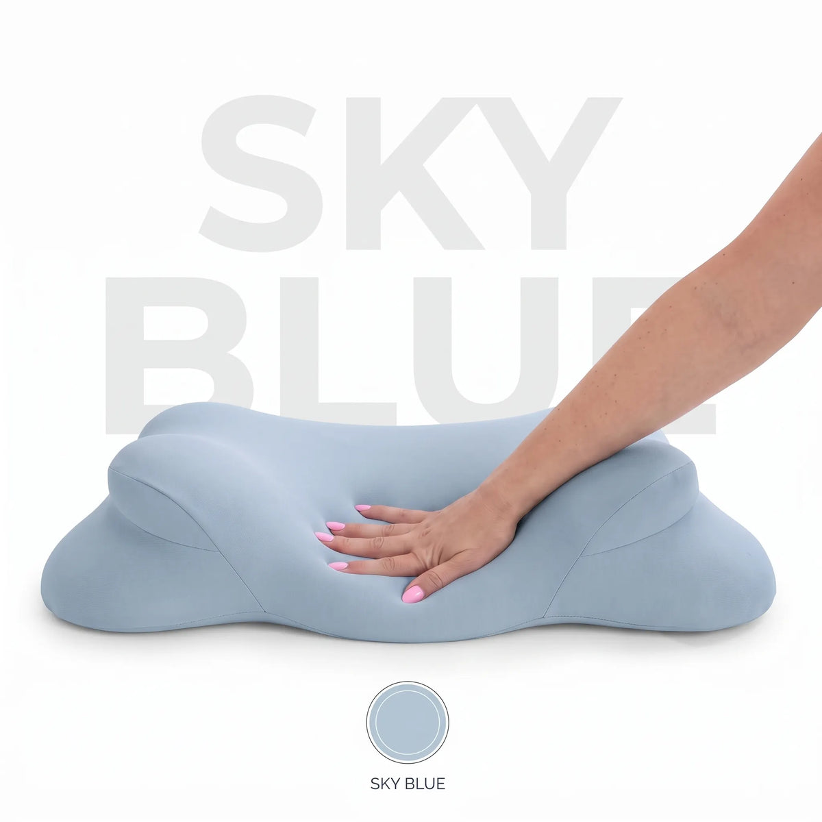 Cloud-Shaped Memory Foam Pillow