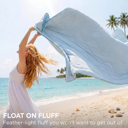 Cool-Feel Machine-Washable Summer Quilt