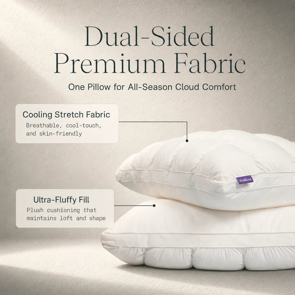 Cool-Touch Synthetic Fiber Pillow